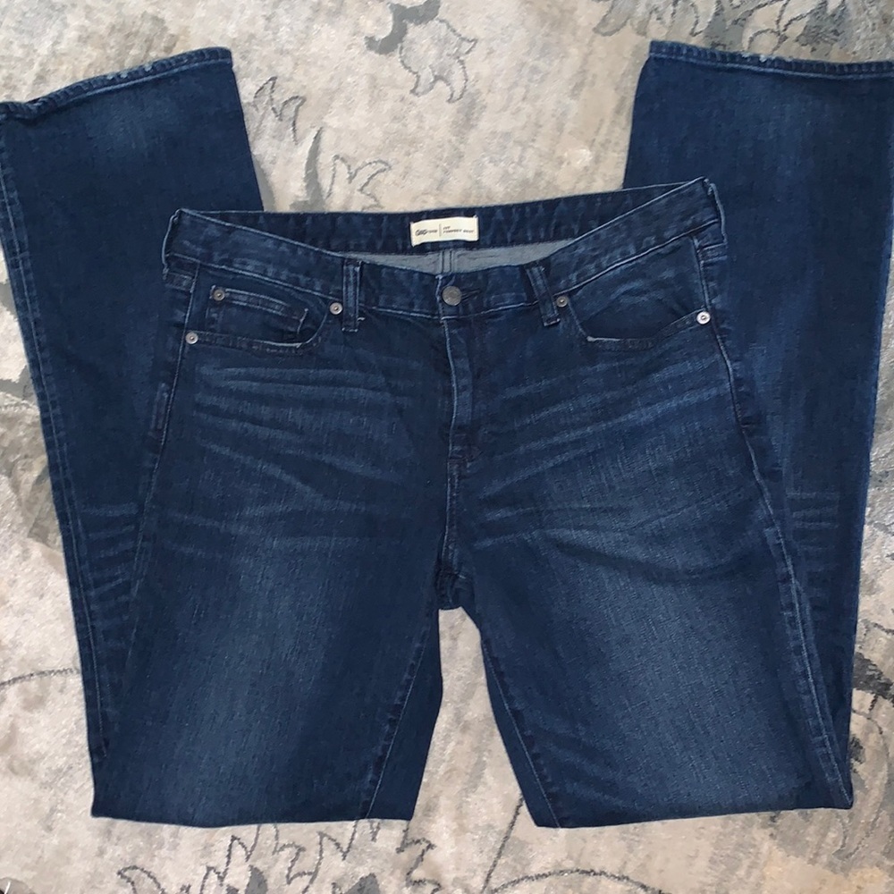 GAP 1969 perfect boot blue jeans 32T